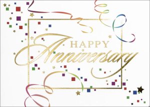 happy, anniversay, poster