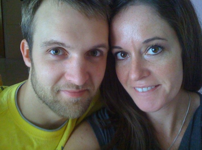 young, love, couple, happy