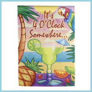 it's 4 o clock somewhere, drinks, alcohol, parrot, margarieta