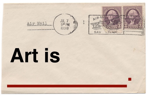 art is, art, postcard