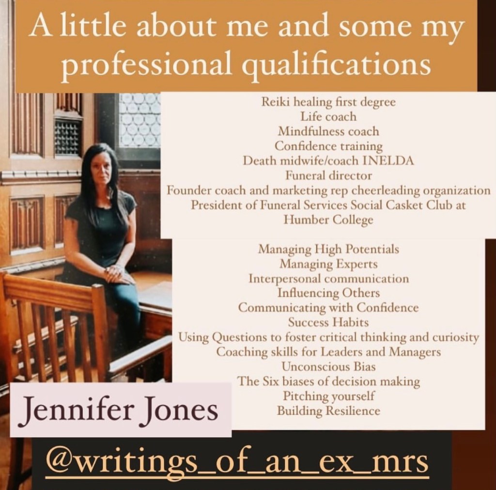 professional qualifications of writings of a mrs